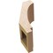 Ekena Millwork 5-inch W x 6-inch D x 10-inch H Imperial Rough Cedar Woodgrain TimberThane Knee Brace, Primed BRCUR05X06X10IMPRCPR - alternate 2